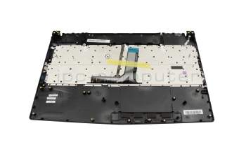 Keyboard incl. topcase DE (german) black/black with backlight original suitable for MSI GL63 8SD/8SDK (MS-16P7)