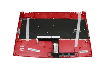 Keyboard incl. topcase DE (german) black/black with backlight original suitable for MSI GL63 8SD/8SDK (MS-16P7)