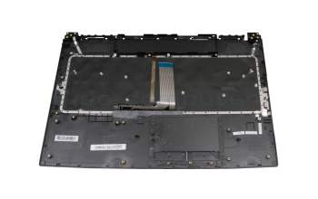 Keyboard incl. topcase DE (german) black/black with backlight original suitable for MSI GL75 Leopard 10SFK/10SFSK (MS-17E7)