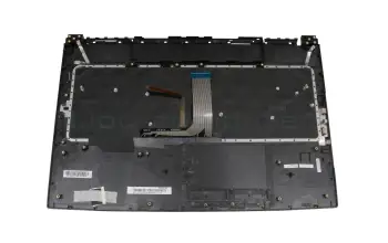 Keyboard incl. topcase DE (german) black/black with backlight original suitable for MSI GL75 Leopard 10SFR/10SDK/10SDR (MS-17E7)
