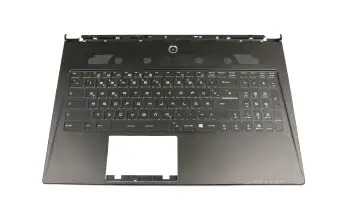 Keyboard incl. topcase DE (german) black/black with backlight original suitable for MSI GS60 2QC/2QD/2QE/2PL (MS-16H7)