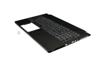 Keyboard incl. topcase DE (german) black/black with backlight original suitable for MSI GS63VR 7RG Stealth Pro (MS-16K3)