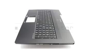 Keyboard incl. topcase DE (german) black/black with backlight original suitable for MSI GS70 Stealth 2QC (MS-1774)