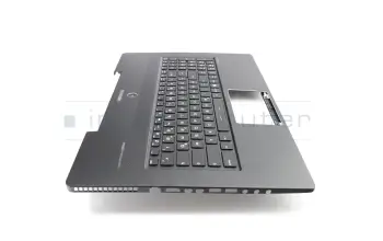Keyboard incl. topcase DE (german) black/black with backlight original suitable for MSI GS72 Stealth Pro 6QE (MS-1775)