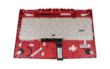 Keyboard incl. topcase DE (german) black/black with backlight original suitable for MSI GX63VR 7RF (MS-16P1)