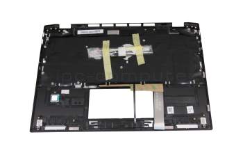 Keyboard incl. topcase DE (german) black/black with backlight original suitable for MSI Summit E16 Flip Evo A12MT (MS-1592)