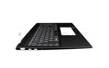 Keyboard incl. topcase DE (german) black/black with backlight original suitable for MSI Summit E16 Flip Evo A12MT (MS-1592)
