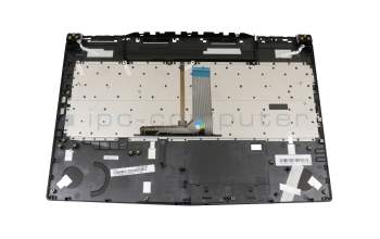 Keyboard incl. topcase DE (german) black/black with backlight original suitable for MSI WE63 8SI/8SJ (MS-16P6)
