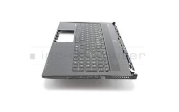 Keyboard incl. topcase DE (german) black/black with backlight original suitable for MSI WS60 2OJ/20JU (MS-16H3)