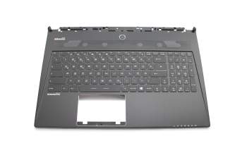 Keyboard incl. topcase DE (german) black/black with backlight original suitable for MSI WS60 6QJ/6QI/6QH/7RJ (MS-16H8)
