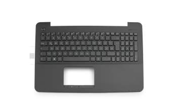 Keyboard incl. topcase DE (german) black/black with honeycomb pattern original suitable for Asus F555LJ