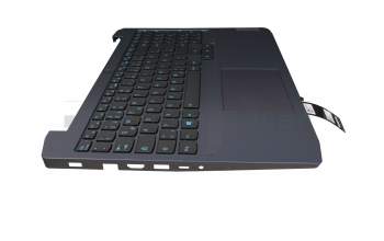 Keyboard incl. topcase DE (german) black/blue with backlight original suitable for Lenovo IdeaPad Gaming 3-15IMH05 (81Y4)