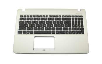 Keyboard incl. topcase DE (german) black/gold ODD mount included original suitable for Asus VivoBook R540LA
