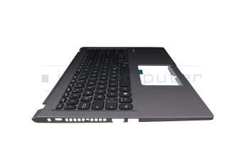 Keyboard incl. topcase DE (german) black/grey (SD) original suitable for Asus VivoBook 15 X515EA