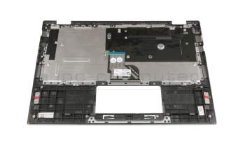 Keyboard incl. topcase DE (german) black/grey original suitable for Acer Spin 1 (SP111-32N)