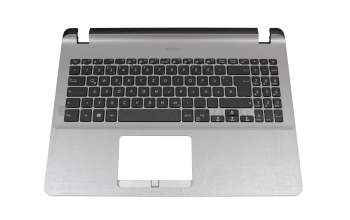 Keyboard incl. topcase DE (german) black/grey original suitable for Asus VivoBook 15 R507UA