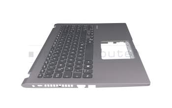 Keyboard incl. topcase DE (german) black/grey original suitable for Asus VivoBook 15 X509FA