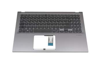 Keyboard incl. topcase DE (german) black/grey original suitable for Asus VivoBook 15 X512DA