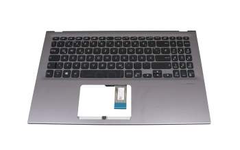 Keyboard incl. topcase DE (german) black/grey original suitable for Asus VivoBook 15 X512FB