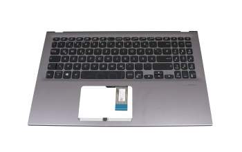 Keyboard incl. topcase DE (german) black/grey original suitable for Asus VivoBook 15 X512JA