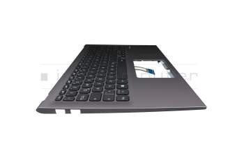 Keyboard incl. topcase DE (german) black/grey original suitable for Asus VivoBook 15 X512JA
