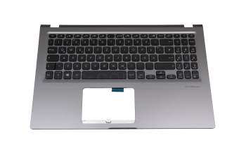 Keyboard incl. topcase DE (german) black/grey original suitable for Asus VivoBook 15 X515JA