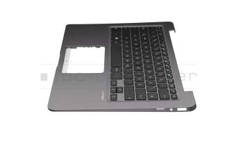 Keyboard incl. topcase DE (german) black/grey original suitable for Asus VivoBook S14 S406UA