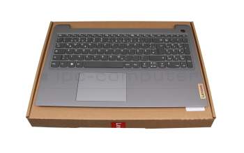 Keyboard incl. topcase DE (german) black/grey original suitable for Lenovo IdeaPad 3-15ALC6 (82KU)