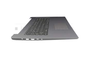 Keyboard incl. topcase DE (german) black/grey original suitable for Lenovo IdeaPad 3-17IAU7 (82RL)
