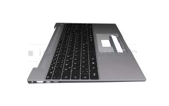 Keyboard incl. topcase DE (german) black/grey original suitable for Medion Akoya E15301/E15302 (NS15AP)