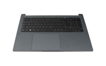 Keyboard incl. topcase DE (german) black/grey original suitable for Medion Akoya P17619