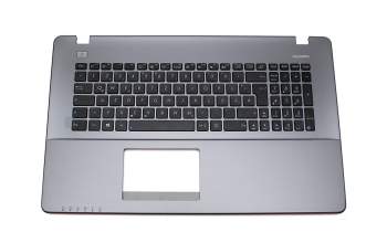 Keyboard incl. topcase DE (german) black/grey suitable for Asus F750LB