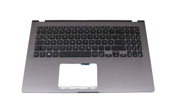 Keyboard incl. topcase DE (german) black/grey with backlight original suitable for Asus ExpertBook P1 P1501DA