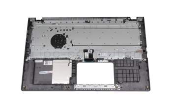 Keyboard incl. topcase DE (german) black/grey with backlight original suitable for Asus VivoBook 15 F509JA