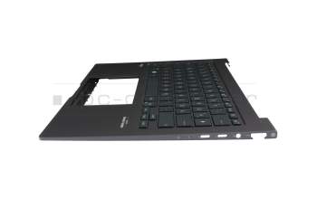 Keyboard incl. topcase DE (german) black/grey with backlight original suitable for Asus ZenBook 14X UX3404VA