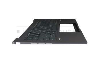 Keyboard incl. topcase DE (german) black/grey with backlight original suitable for Asus ZenBook 14X UX3404VA