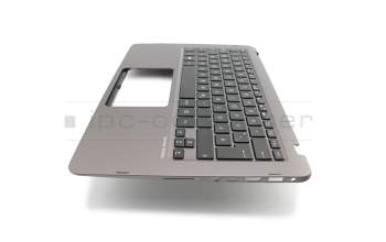 Keyboard incl. topcase DE (german) black/grey with backlight original suitable for Asus ZenBook Flip UX360CA