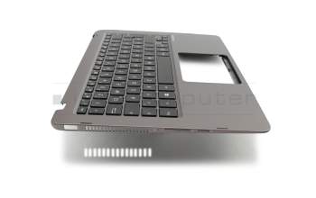 Keyboard incl. topcase DE (german) black/grey with backlight original suitable for Asus ZenBook Flip UX360UA