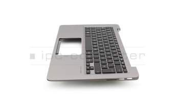 Keyboard incl. topcase DE (german) black/grey with backlight original suitable for Asus ZenBook UX310UA