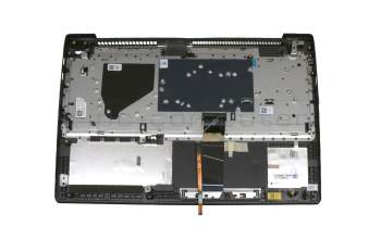 Keyboard incl. topcase DE (german) black/grey with backlight original suitable for Lenovo IdeaPad 5-15ALC05 (82LN)