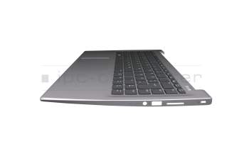 Keyboard incl. topcase DE (german) black/grey with backlight suitable for Medion Akoya P15647 (M15CLN)