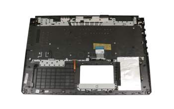 Keyboard incl. topcase DE (german) black/red/black with backlight original suitable for Asus TUF FX705DY