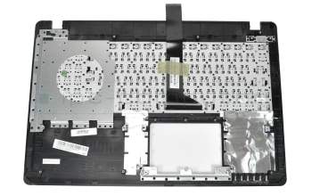 Keyboard incl. topcase DE (german) black/red original suitable for Asus F550VB