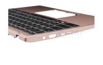 Keyboard incl. topcase DE (german) black/rosé original suitable for MSI Modern 14 11SBU/11SBL (MS-14D2)