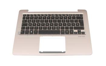 Keyboard incl. topcase DE (german) black/rosé with backlight original suitable for Asus ZenBook UX410UA