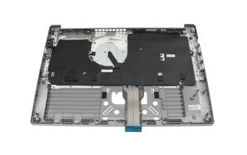 Keyboard incl. topcase DE (german) black/silver original suitable for Acer Aspire 3 (A314-22G)