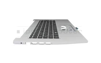 Keyboard incl. topcase DE (german) black/silver original suitable for Acer Aspire 3 (A314-35)