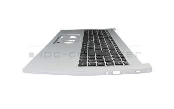 Keyboard incl. topcase DE (german) black/silver original suitable for Acer Aspire 3 (A315-23)