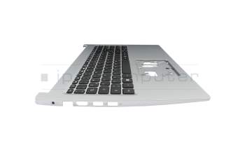 Keyboard incl. topcase DE (german) black/silver original suitable for Acer Aspire 3 (A315-23G)