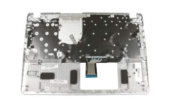 Keyboard incl. topcase DE (german) black/silver original suitable for Acer Aspire 5 (A515-52K)